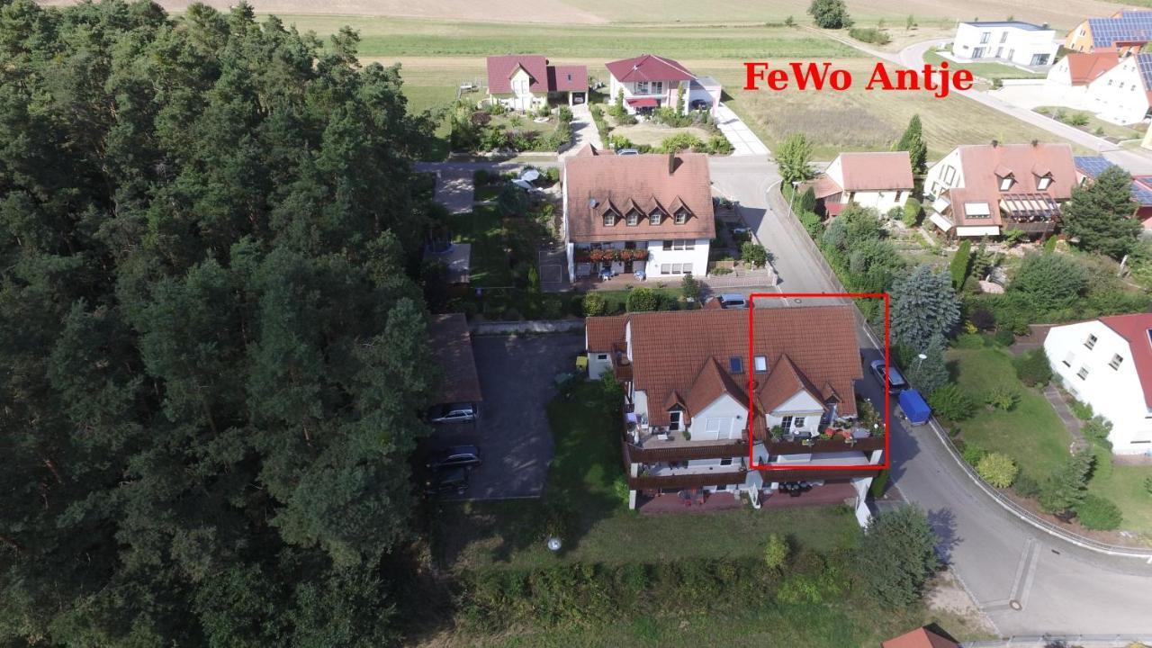 Ferienwohnung Fraenkisches Seenland - Fewo Antje Mitteleschenbach Eksteriør billede